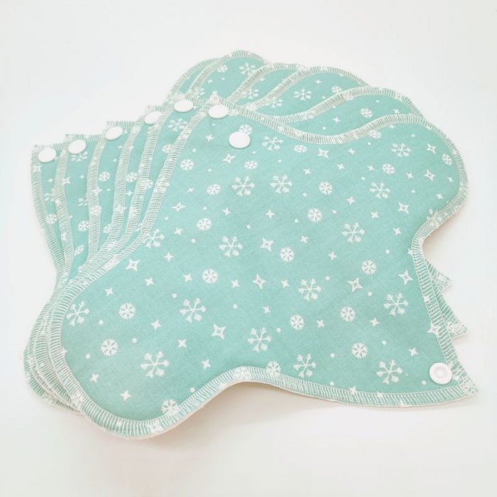 Classic nočni vložki Snowflake Green - 26cm